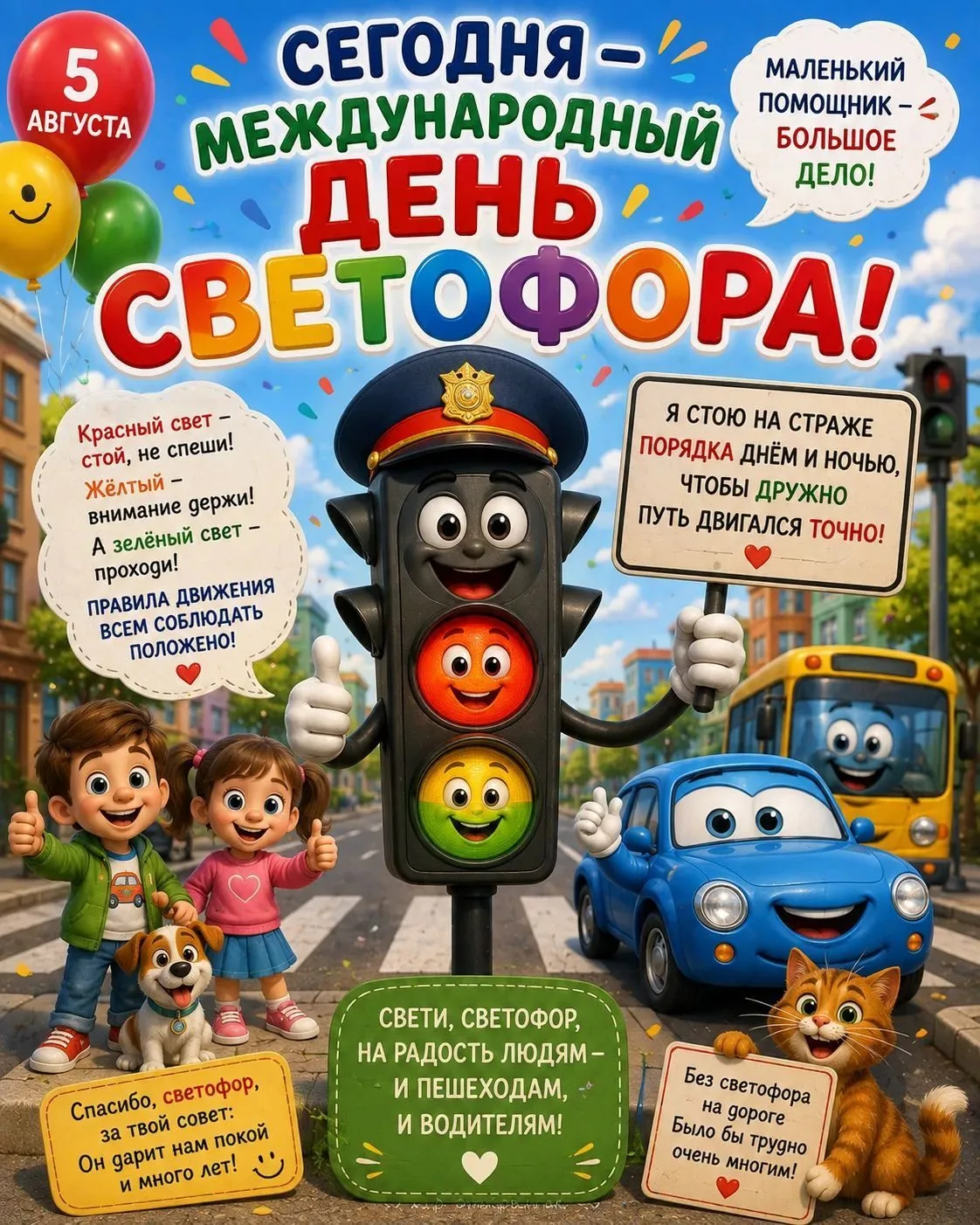 СВЕТОФОР - наш лучший друг! День светофора в младшей группе!