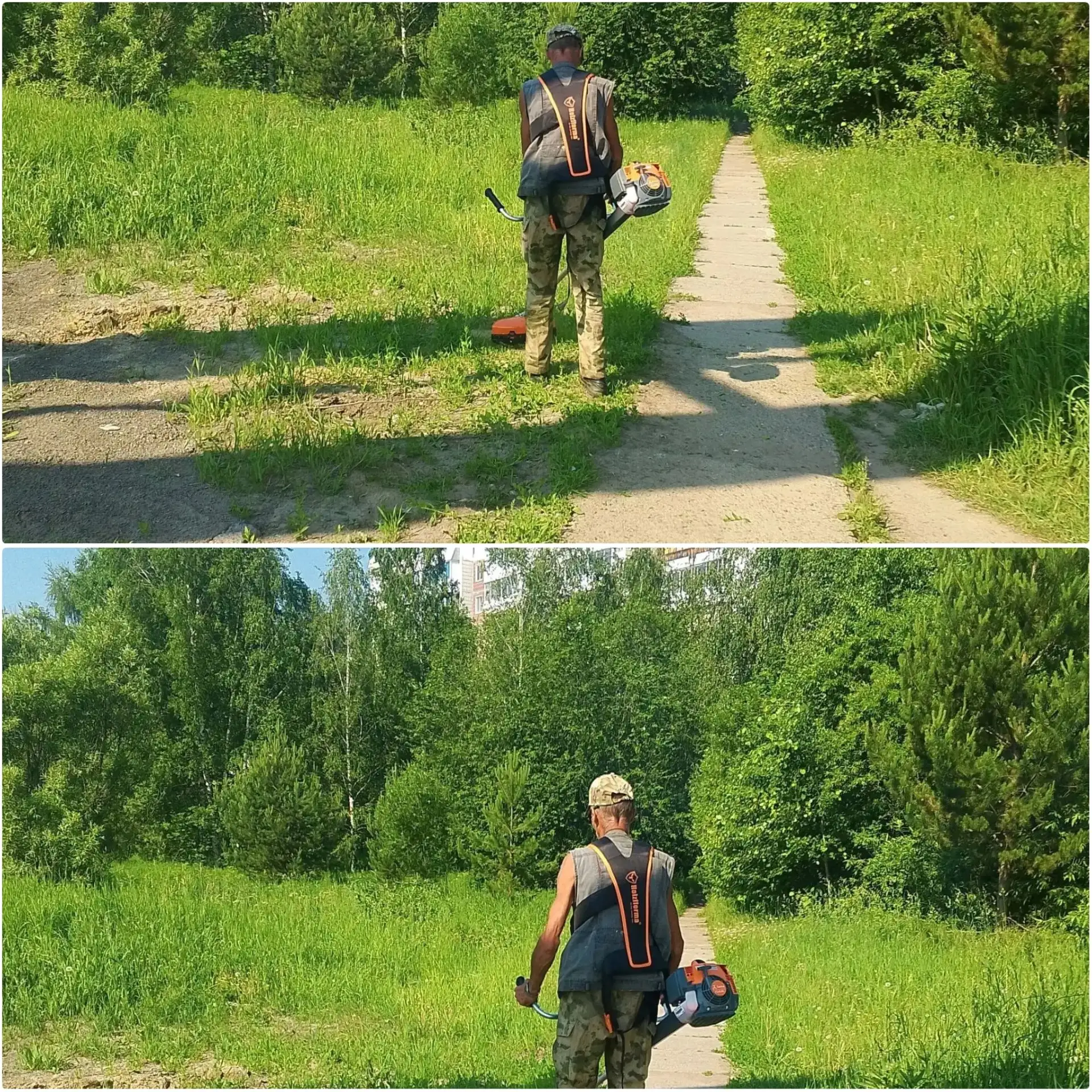 ⚡Благоустройство района проводится в ежедневном режиме.

🚩Подрядными организациями администрации Ок