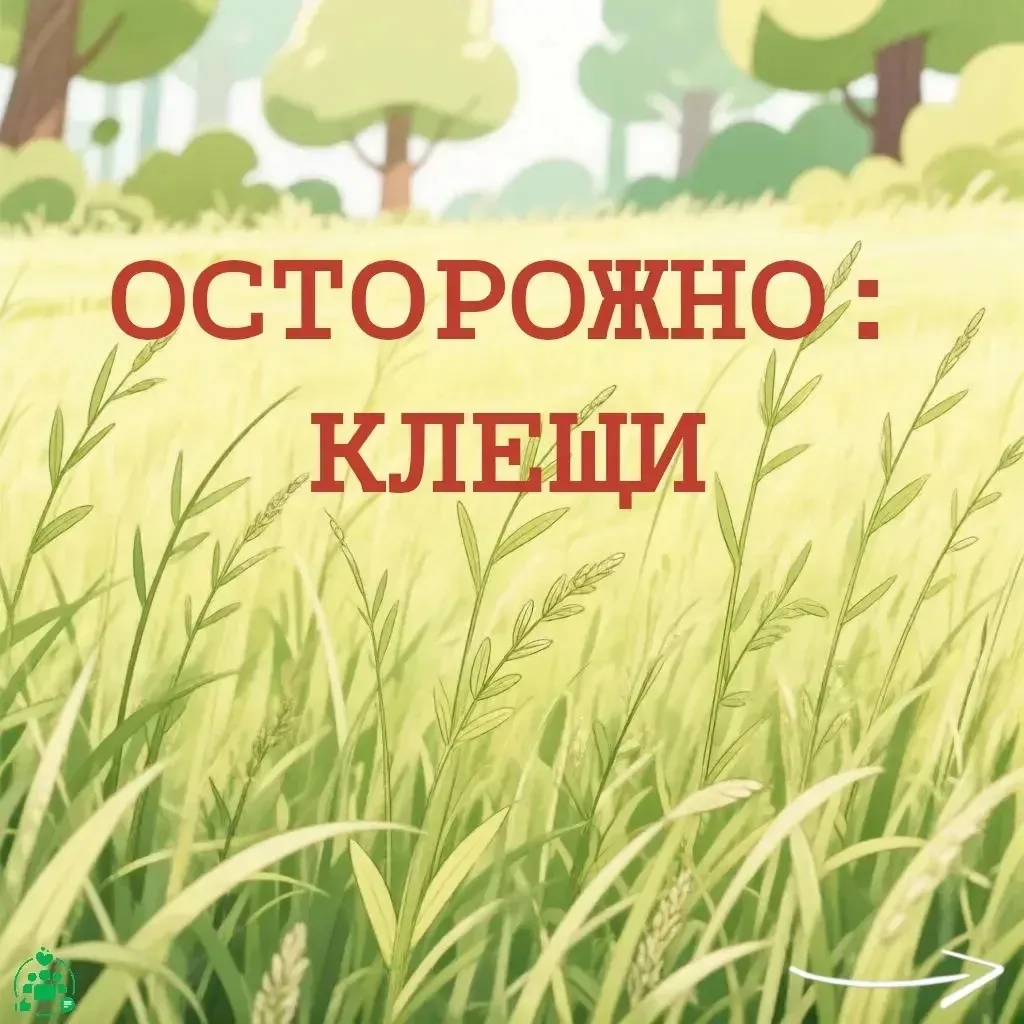 🪲 Осторожно, клещи!
