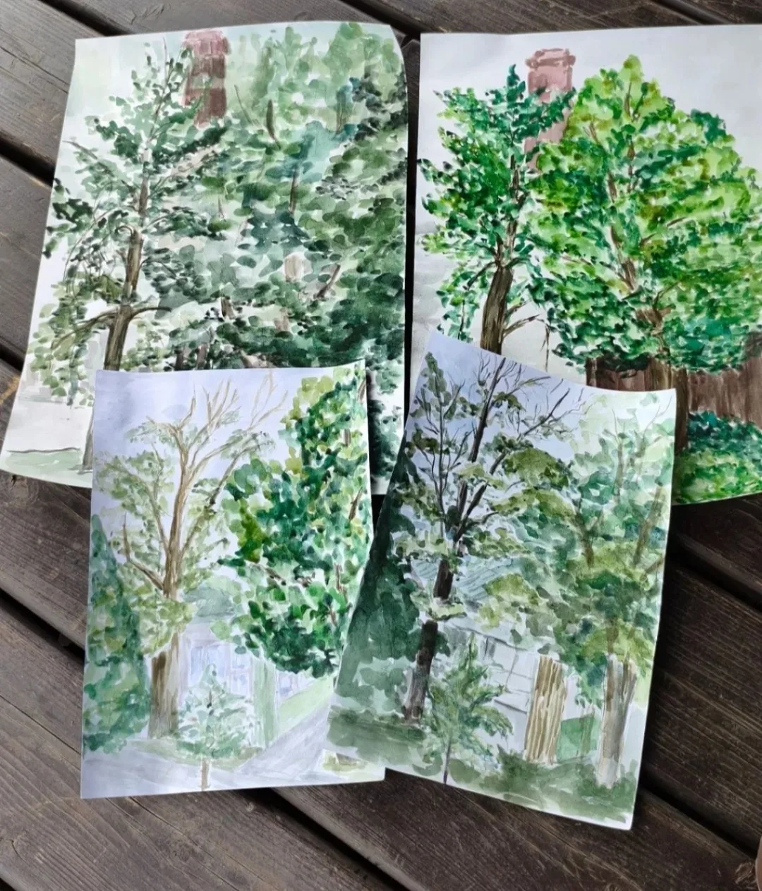 Летняя учебная практика-пленэр продолжается! 🎨 Студенты второго курса отделения «Дизайн (по отрасля