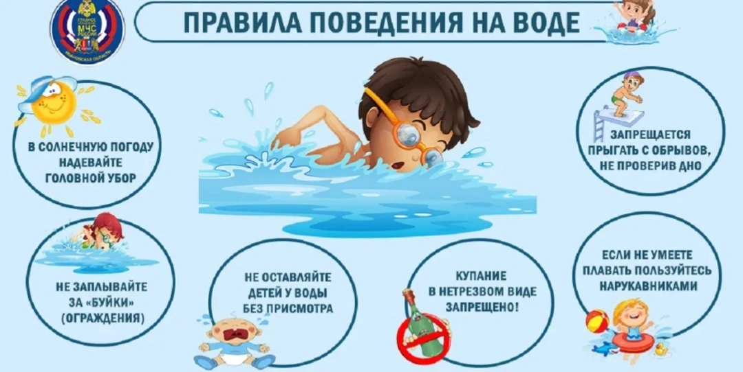 Основные правила поведения на воде!