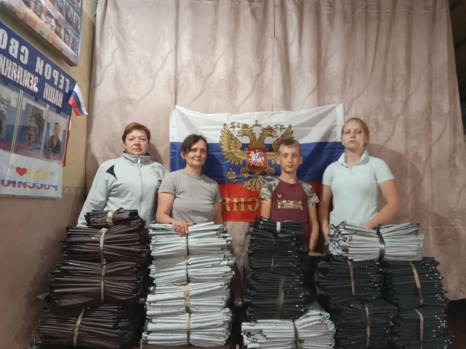 ❤️🇷🇺 Километры заботы: как «Руки ангела» превращают рулоны ткани в надежную защиту

✅ В Нижнеясино