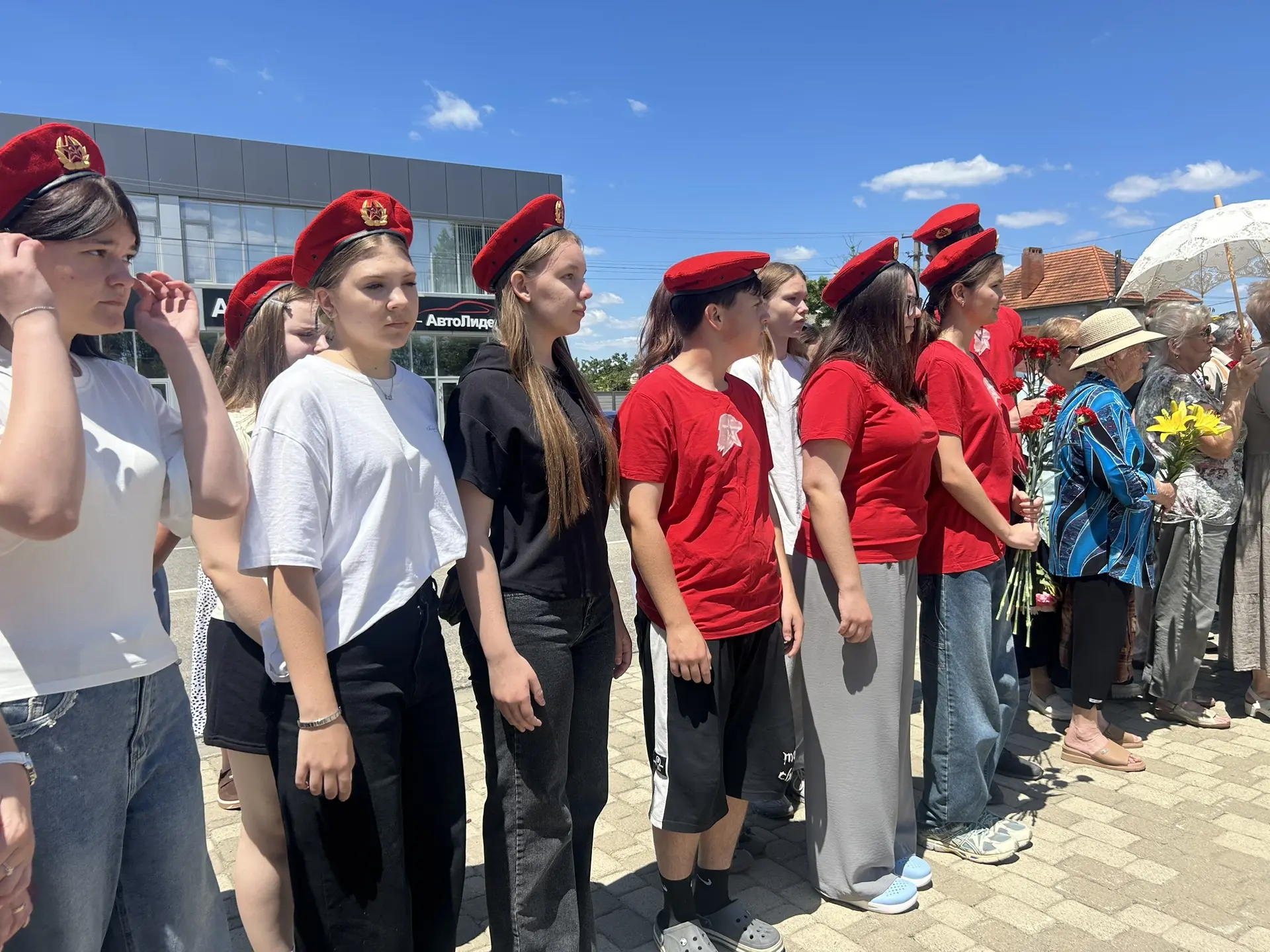 22 июня, в День памяти и скорби, в Афипском городском поселении состоялось торжественно-траурное воз