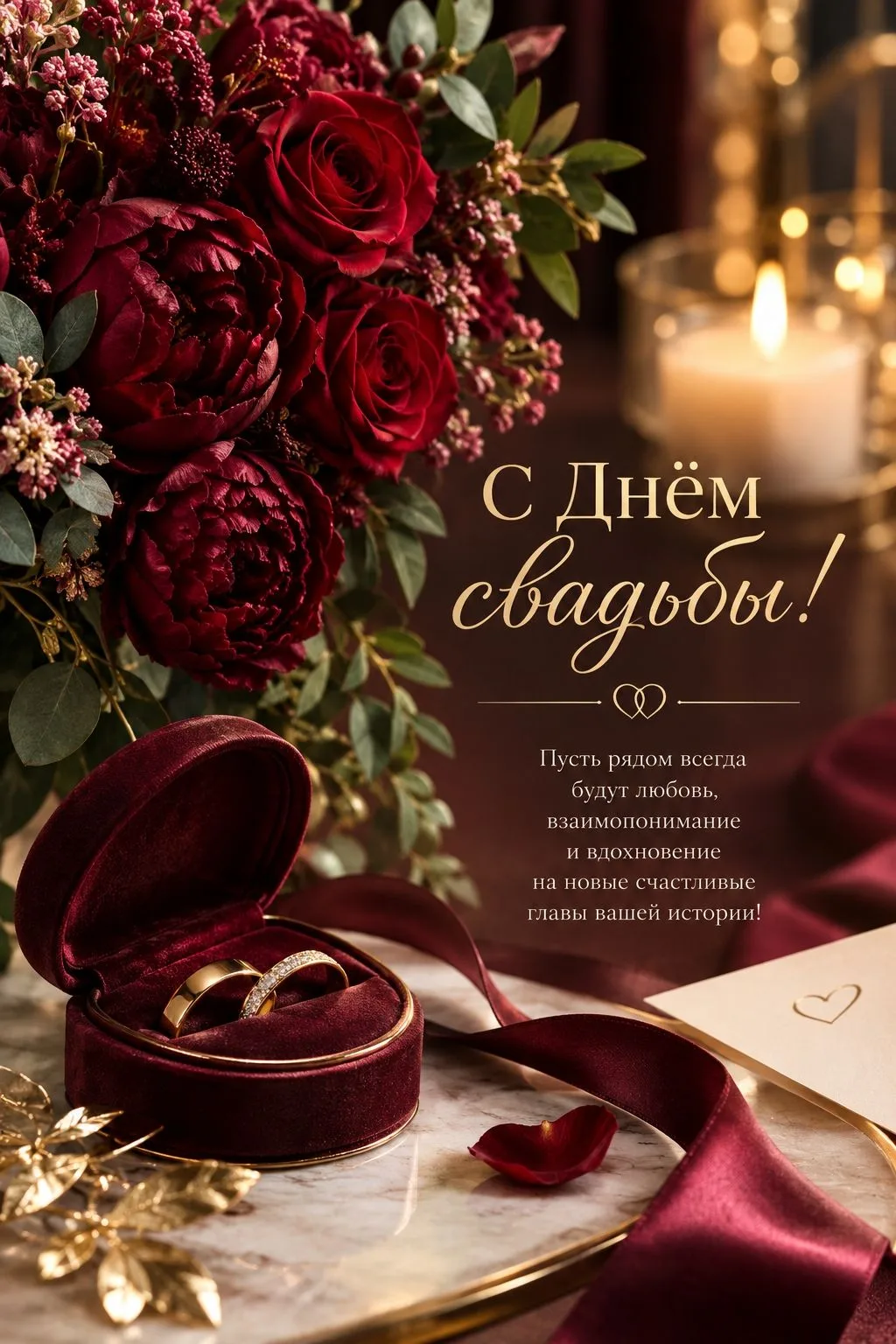❤️ Открытки с Днем Свадьбы