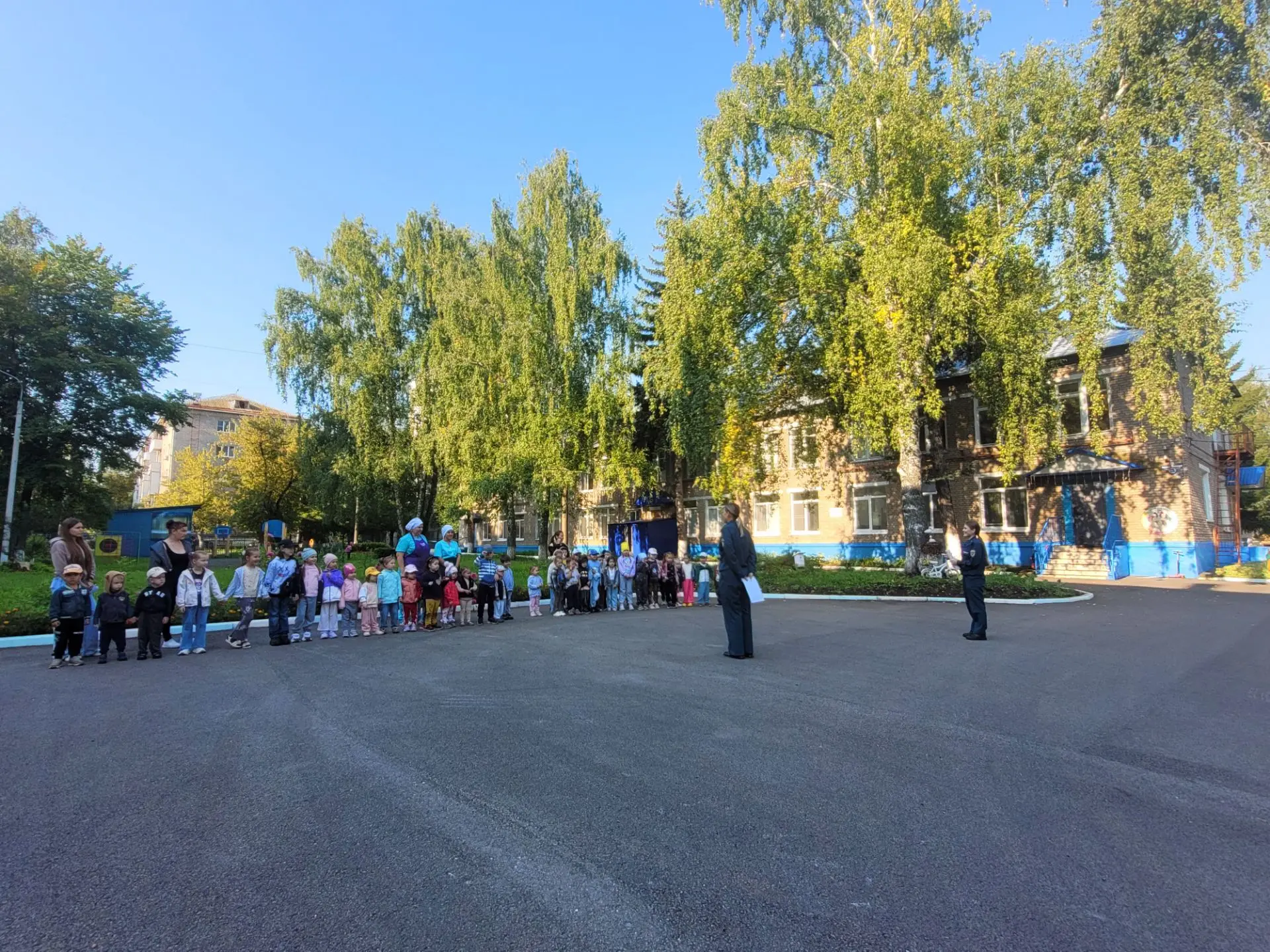 🚒 20 августа в детском саду прошла учебная пожарная эвакуация.