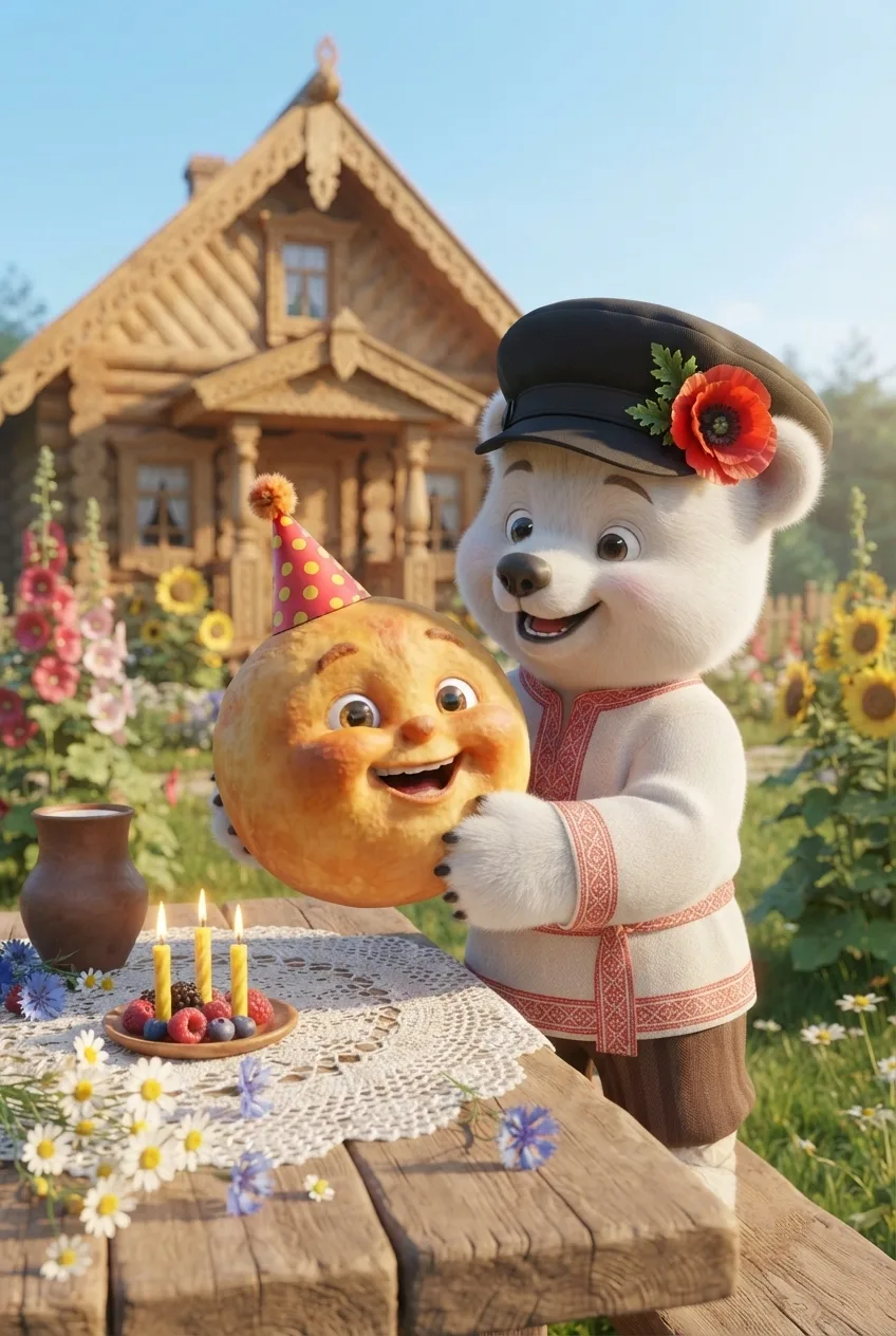 🎂 С днём рождения, Колобок!