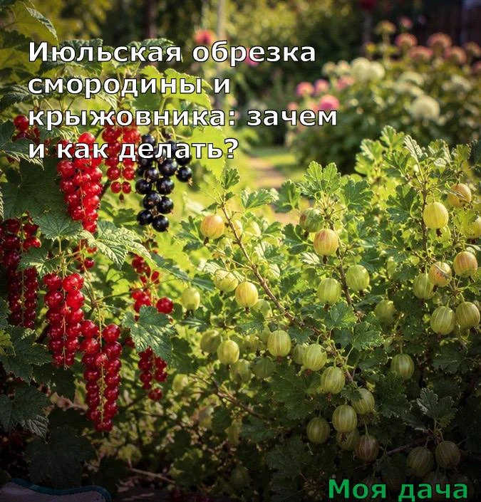 Июльская обрезка смородины и крыжовника: зачем и как делать? ✂️

Многие обрезают смородину и крыжовн