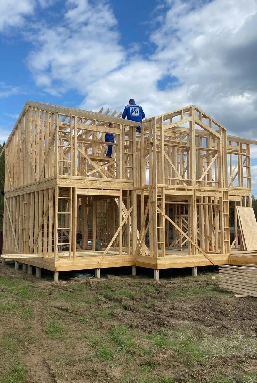 От каркаса — к настоящему дому 🏠