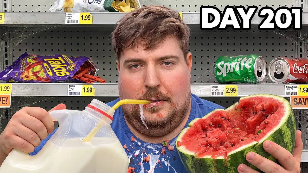 НОВЫЙ ВЫПУСК!!!   (MrBeast) - Съешь все в продуктовом магазине — выиграй 1 000 000 долл...