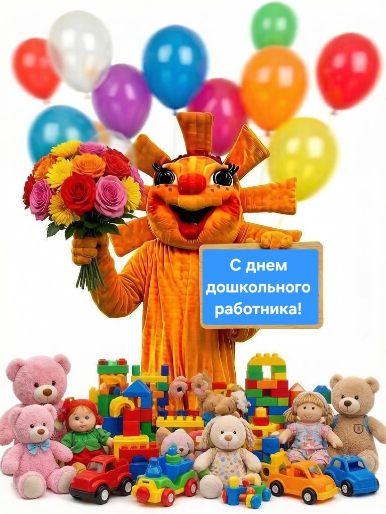 Сегодня, 27 сентября, — День воспитателя и всех дошкольных работников!
