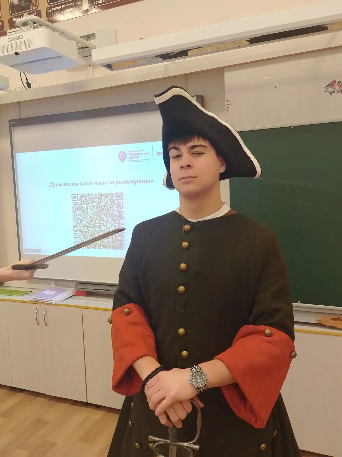 👋🏻17 февраля нашу школу посетили представители городского гражданско-патриотического центра «Витязь»