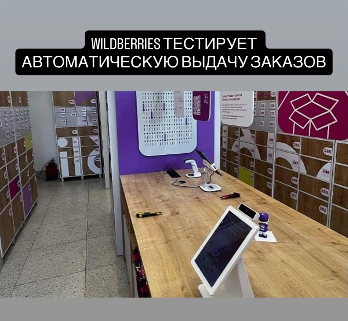 Очередям конец? Wildberries тестирует автоматическую выдачу заказов.  Wildberries представила новый