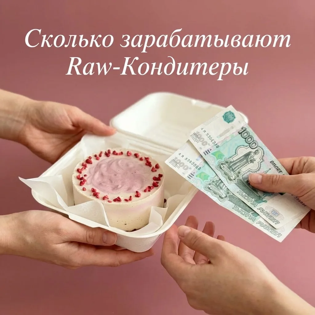 А сколько вообще могут зарабатывать raw-кондитеры?