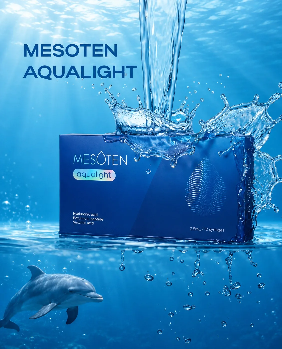 🐬MESOTEN AQUALIGHT 🐬

Эффект Dolphin Skin — это здоровая, гладкая и наполненная влагой кожа с есте