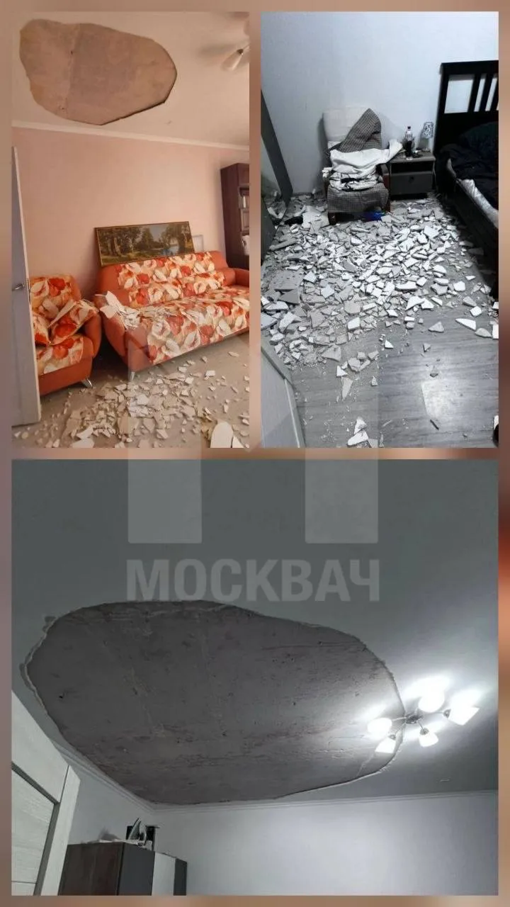 🛘 Москвичка переехала в новый ЖК, а через пару месяцев в её квартире обрушился потолок.