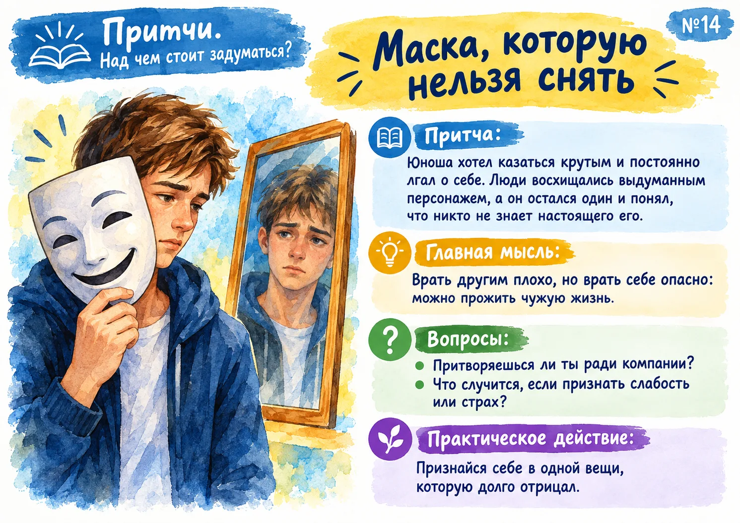 ⭐️О чем стоит подумать? Поучительная притчи!🤗