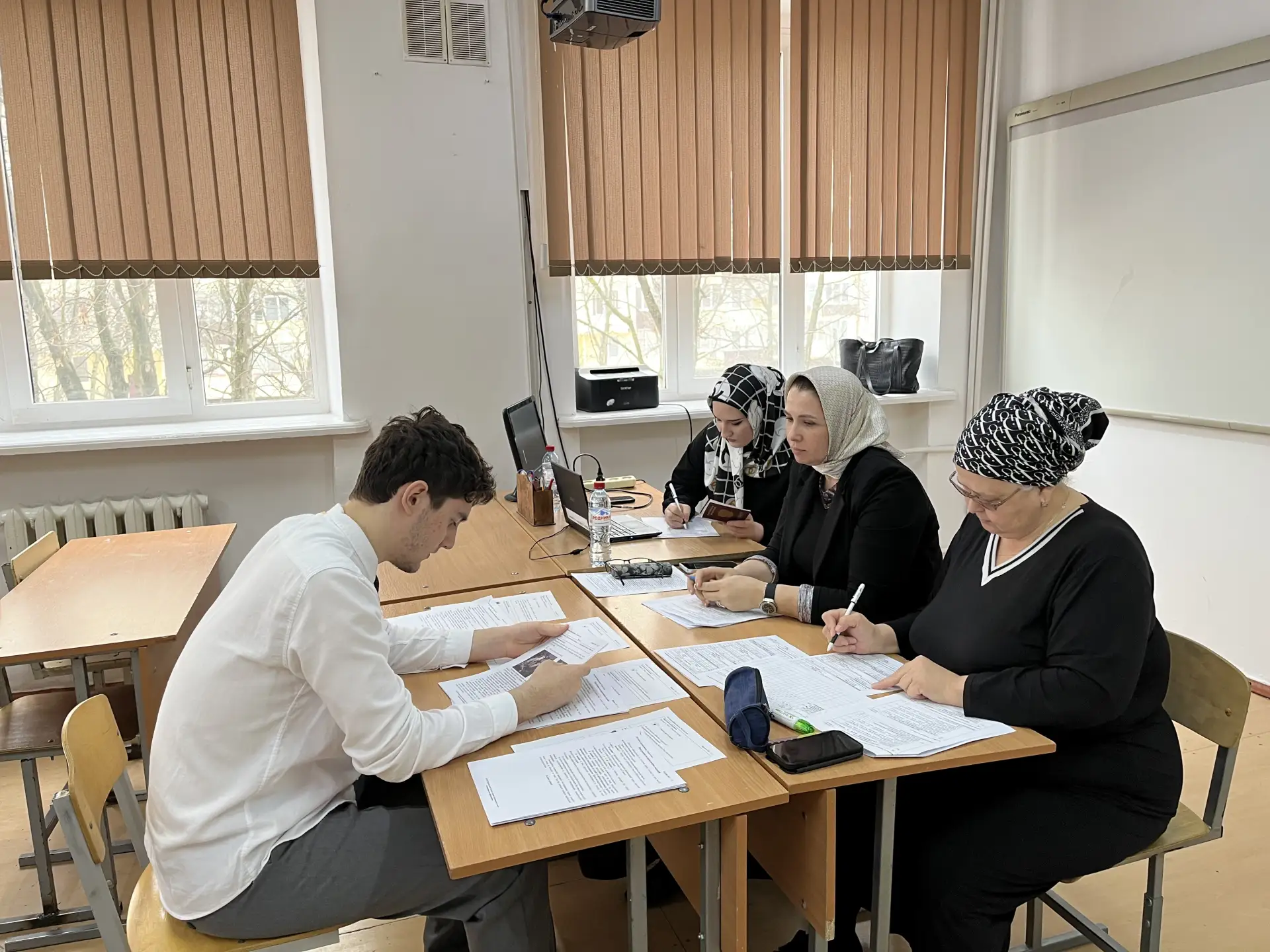 В МБОУ "СОШ №4 47" г. Грозного состоялось итоговое собеседование в 9-х классах. Итоговое собеседован