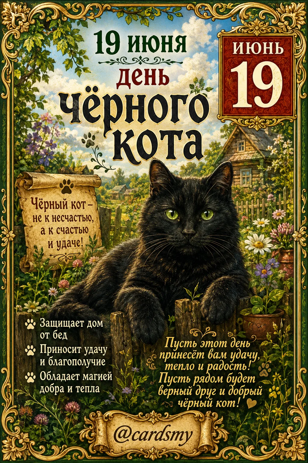 С днём чёрного кота!