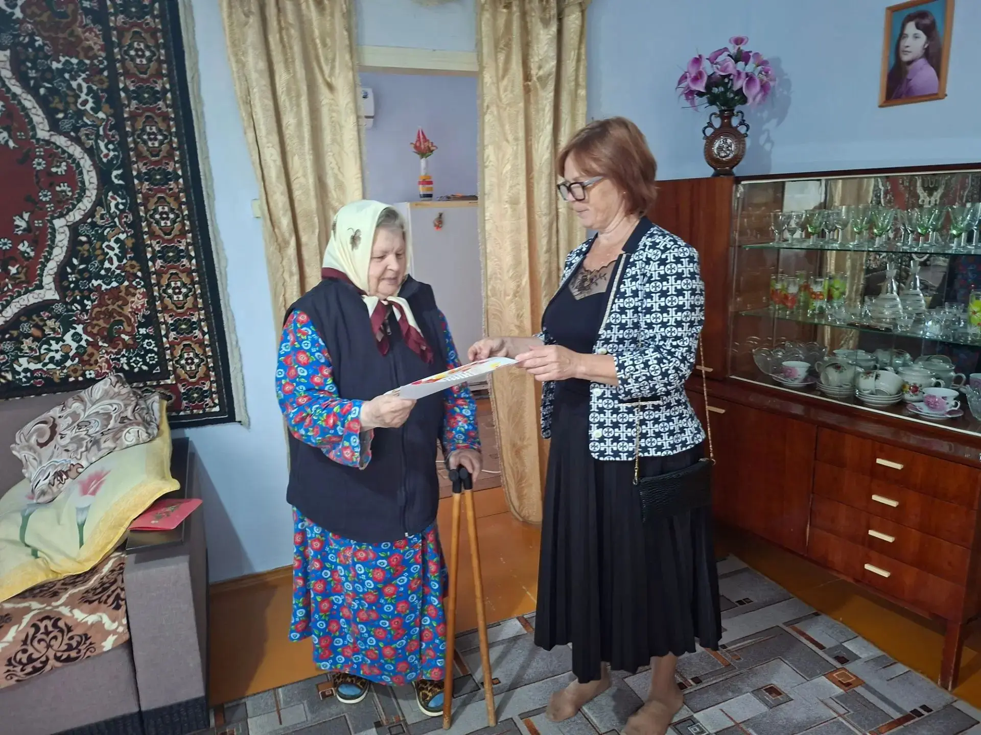 1 октября, в день пожилого человека, Дом культуры и библиотека села Коктюбей провели по...