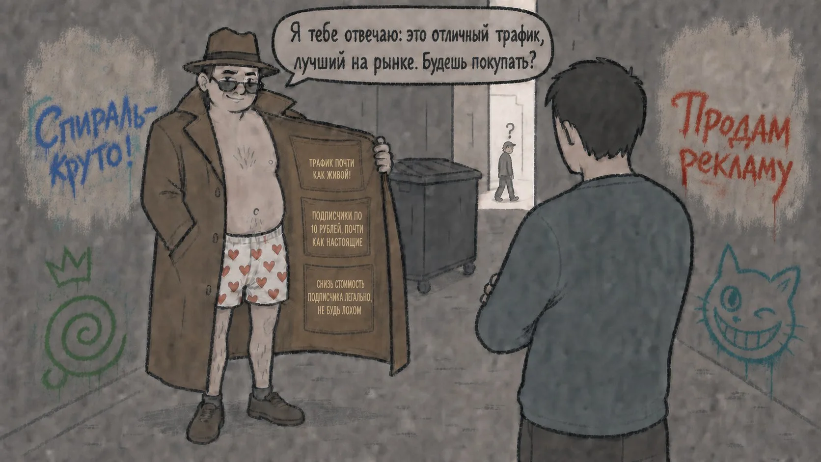 Мотив, папки, гивы и розыгрыши — насколько дешёвый трафик качественный?