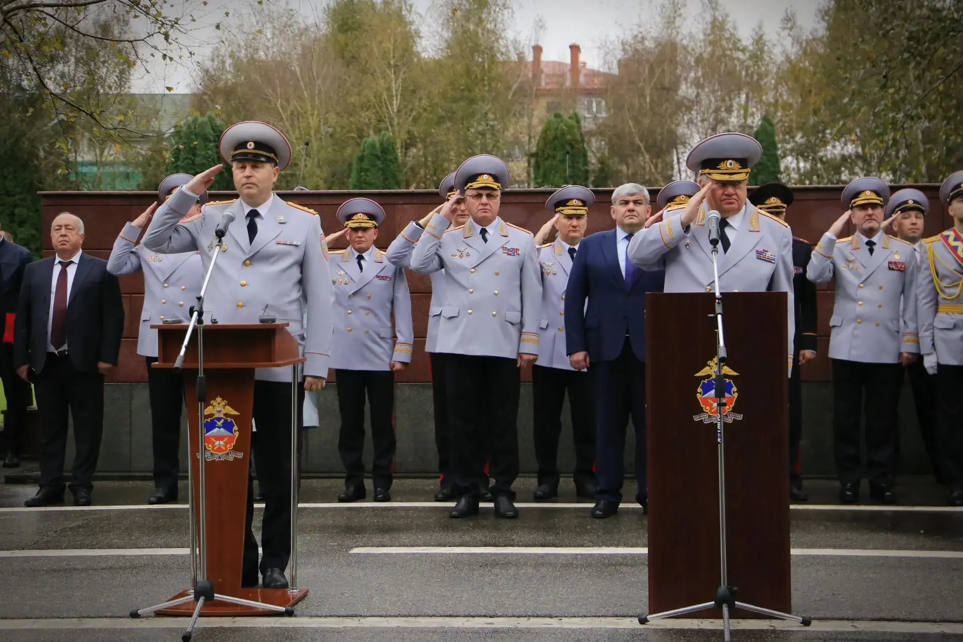 ⭐️ Начальник ГУ МВД России по СКФО Сергей Бачурин принял участие в церемонии открытия С...