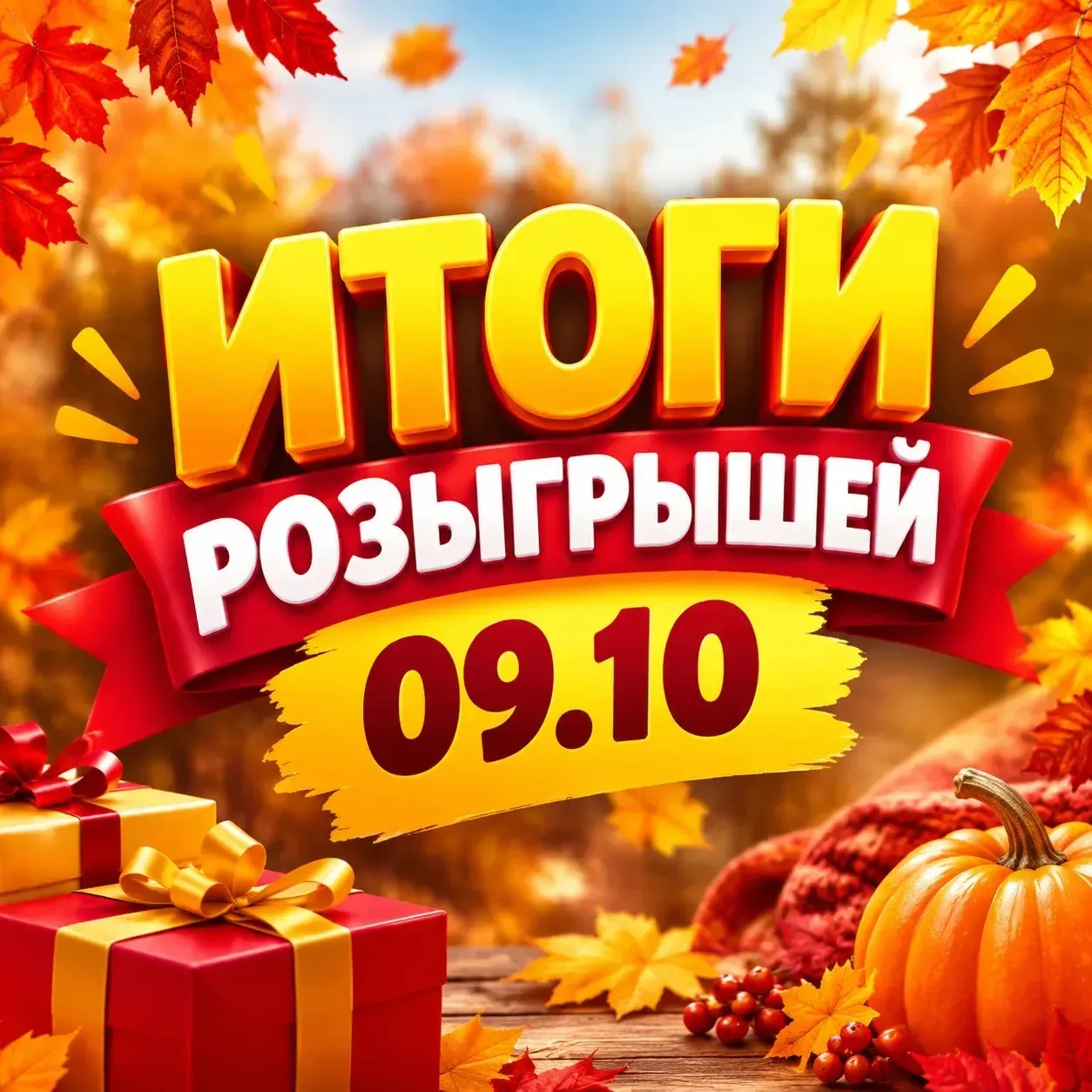 🏁Итоги 09.10🏁