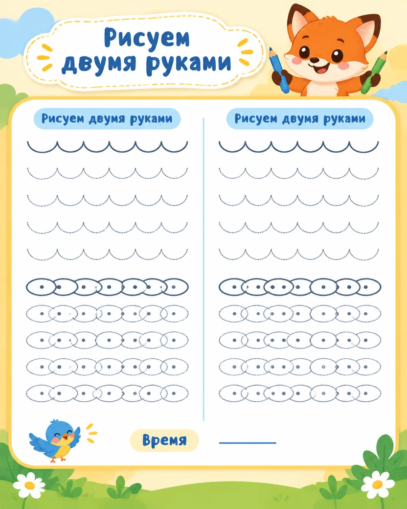 👐 Две руки — две дорожки