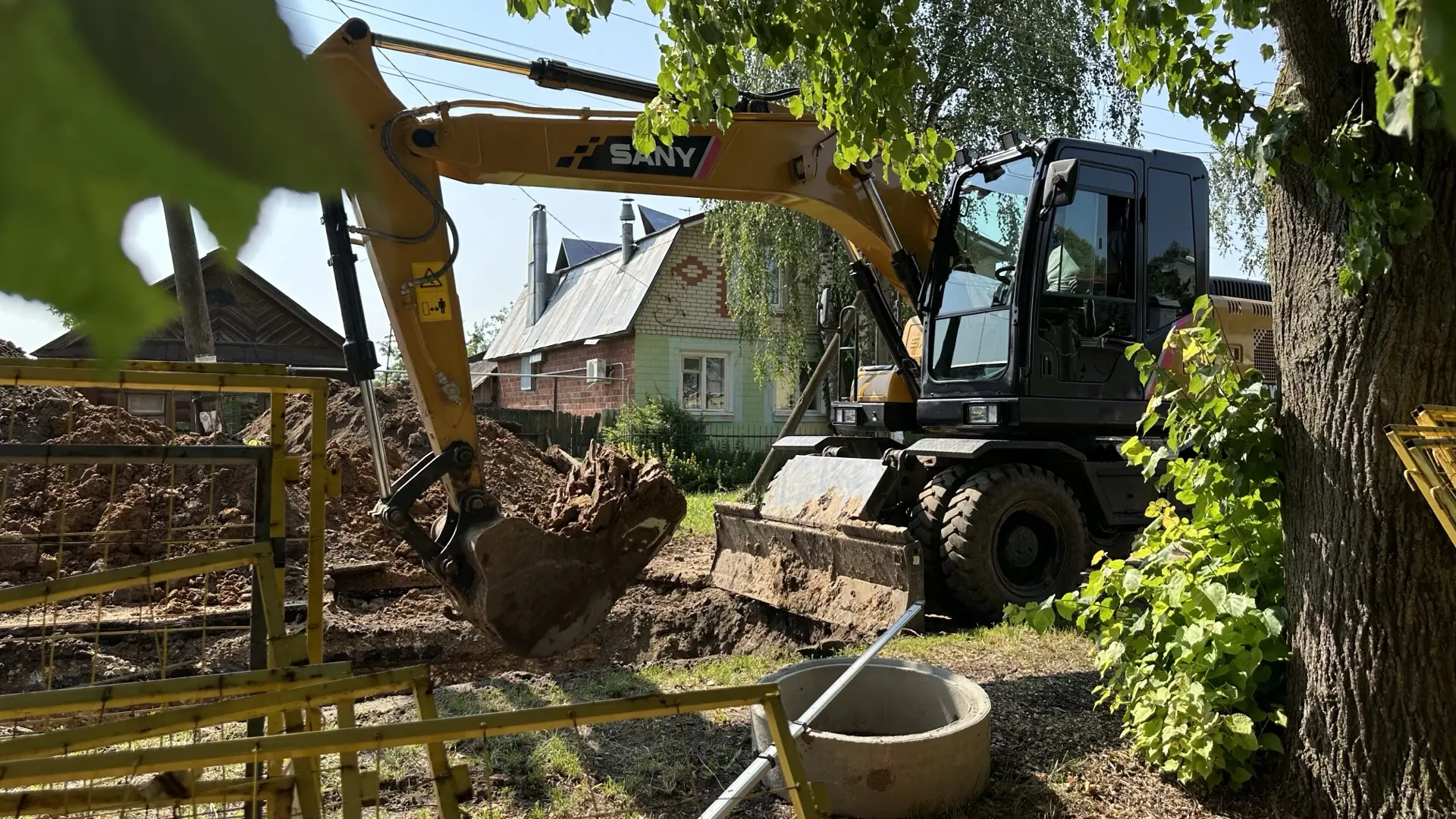 В Богородском округе идут масштабные работы по обновлению системы водоотведения