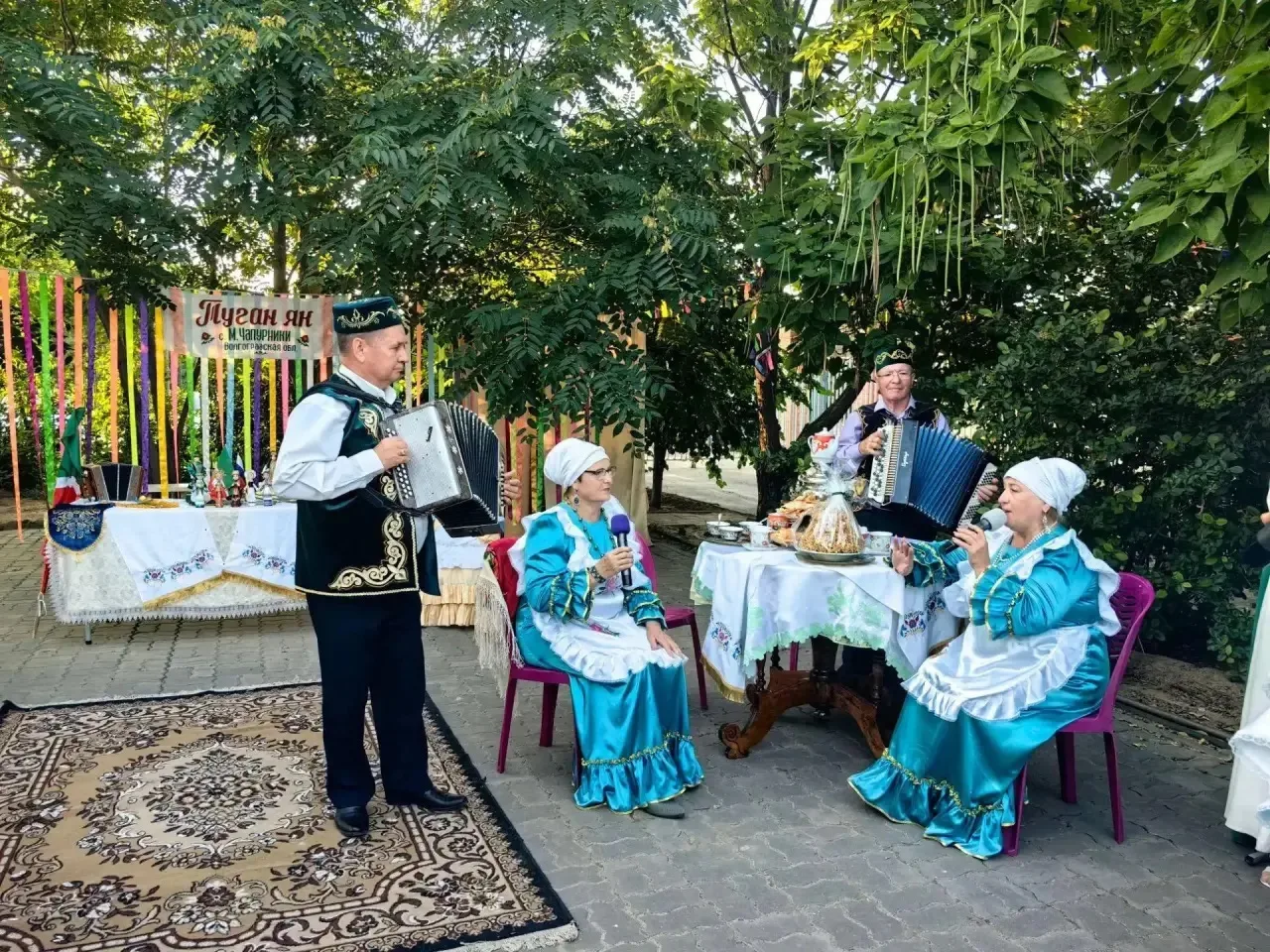 Наша команда — Татарский культурно этнографический центр "Туган як" — представила обряд национальной