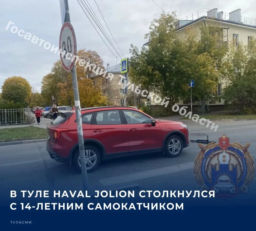 📌 ДТП произошло накануне утром на улице Мира в Туле, сообщили в Госавтоинспекции по Ту...