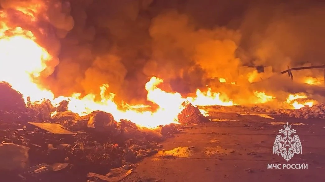 🔥 В Петушках сгорел производственный цех
