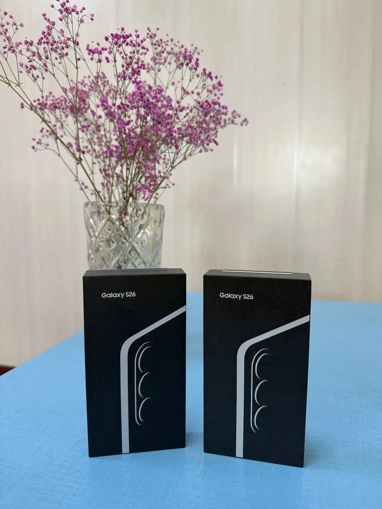 В наличии два телефона Samsung S26 на 512 Gb. Цвет - голубой и темно-фиолетовый. Цена: ...