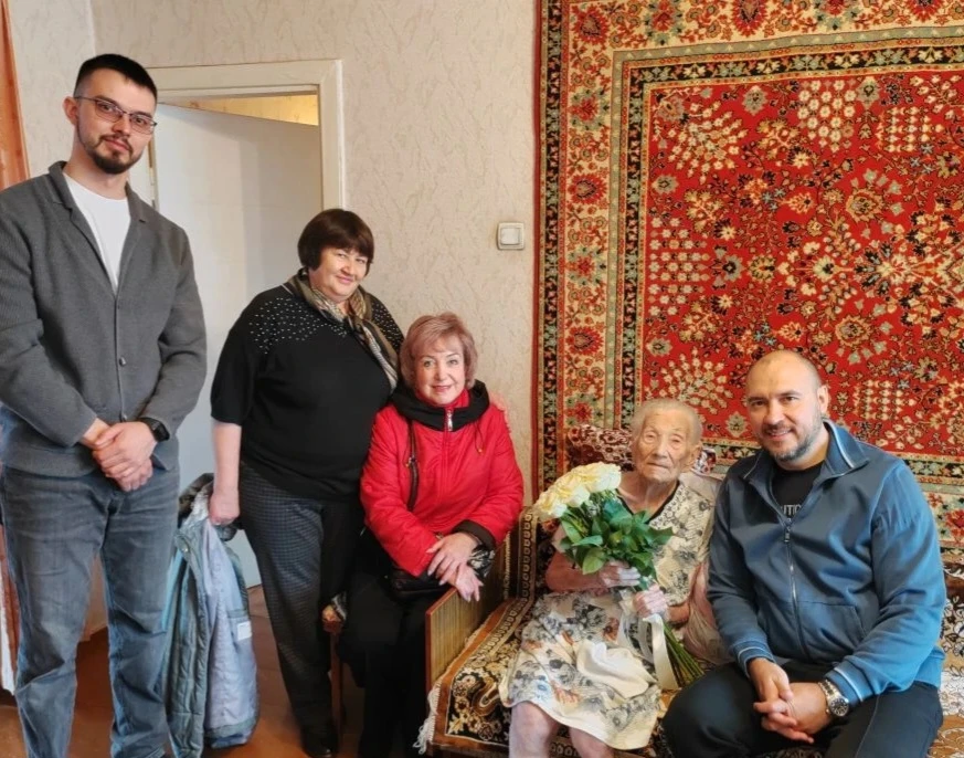 100-летний юбилей отметила наша землячка, труженица тыла - Тамара Тимофеевна Ионкина💐✨️