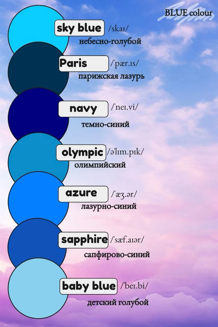 What is your favourite blue? 🥶👗🧢🦋🐬🌎💧🫐✈️
