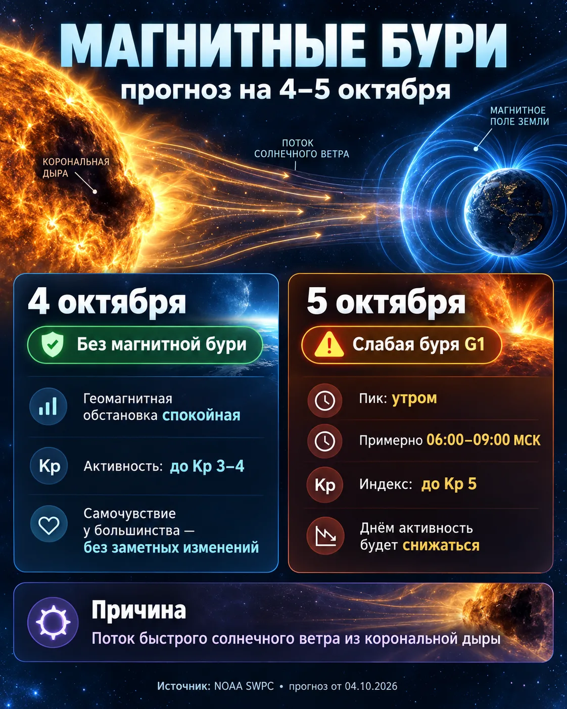 🧲 МАГНИТНЫЕ БУРИ: СЕГОДНЯ И ЗАВТРА