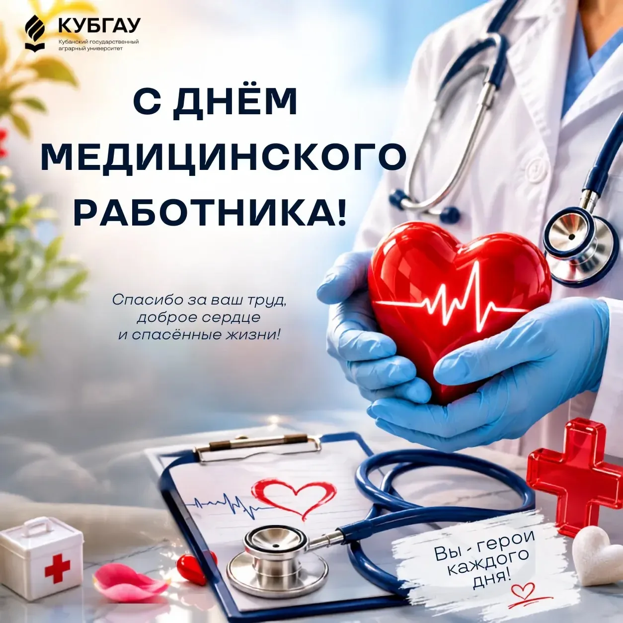 С Днём медицинского работника!

Сегодня мы поздравляем тех, кто посвятил себя одной из самых важных 