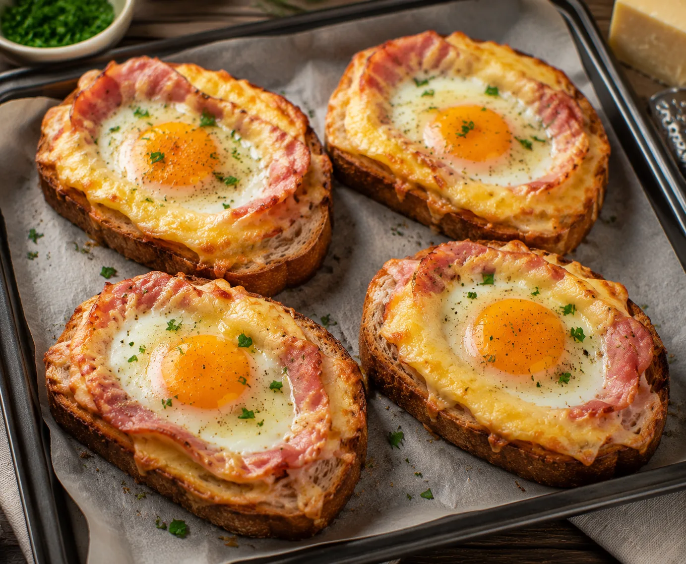 🥪 Горячий бутерброд с яйцом и сыром — король завтрака 👑