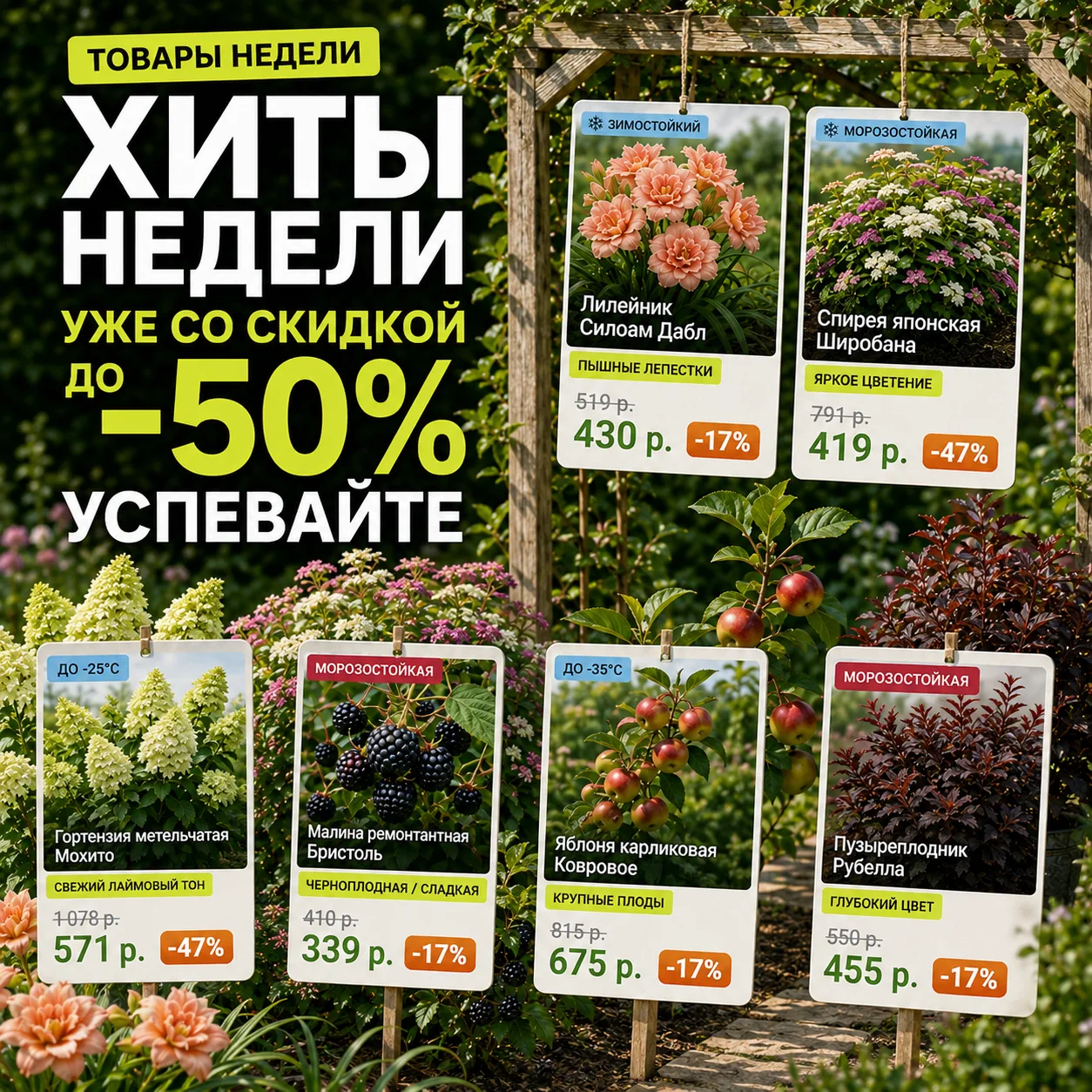 🔥 ТОВАРЫ НЕДЕЛИ — СКИДКИ ДО 50%
