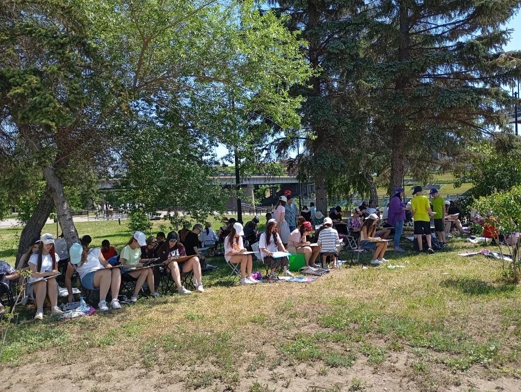 ☀️Дети, живущие в Омске, очень любят запечатлевать в своих рисунках знаковые достоприме...