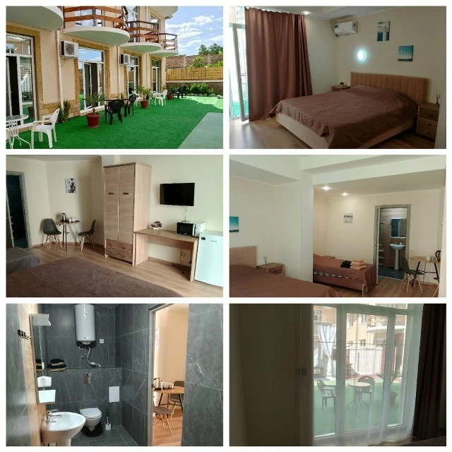 #СОЛНЕЧНОГОРСКОЕ  Уютные апартаменты 24–30 м² в с. Солнечногорское (Большая Алушта, Крым) — 500 м от