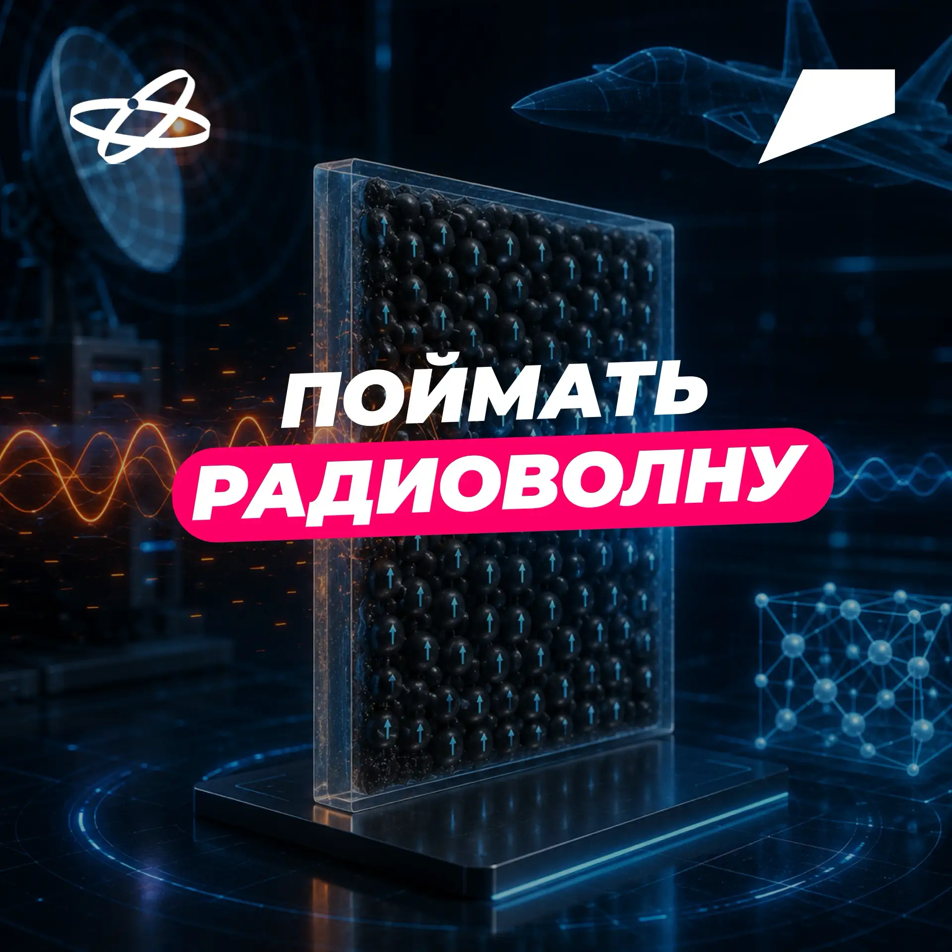 В Томске создали материал, который умеет «глушить» радиоволны в широком диапазоне частот 🧫🔬

Это г