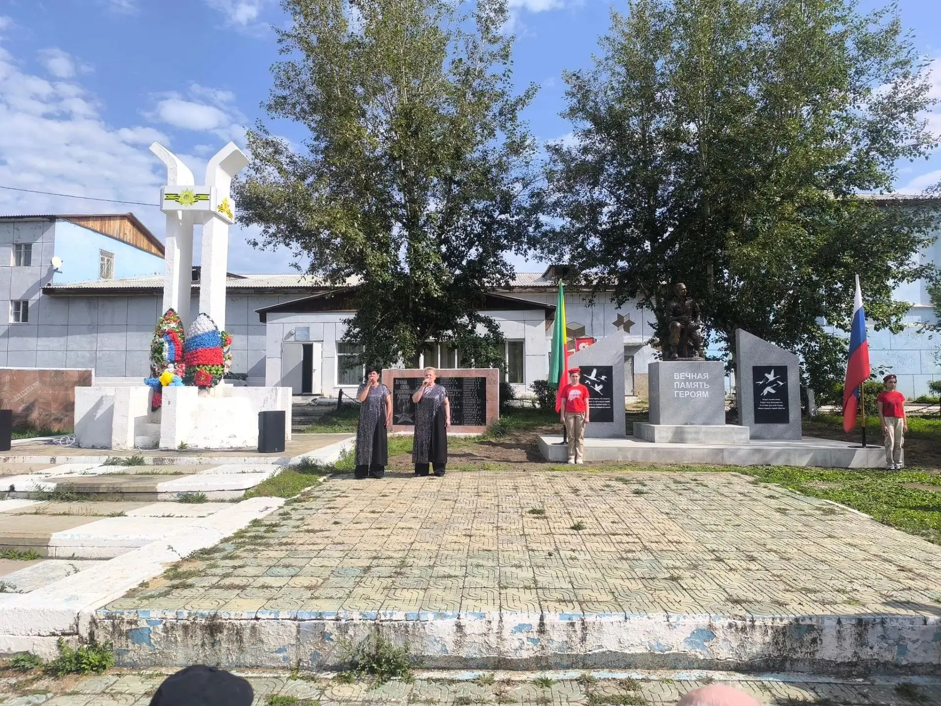 03.09.2026г.В п.Ясногорск состоялось открытие памятника, посвящённого героям, которые в...