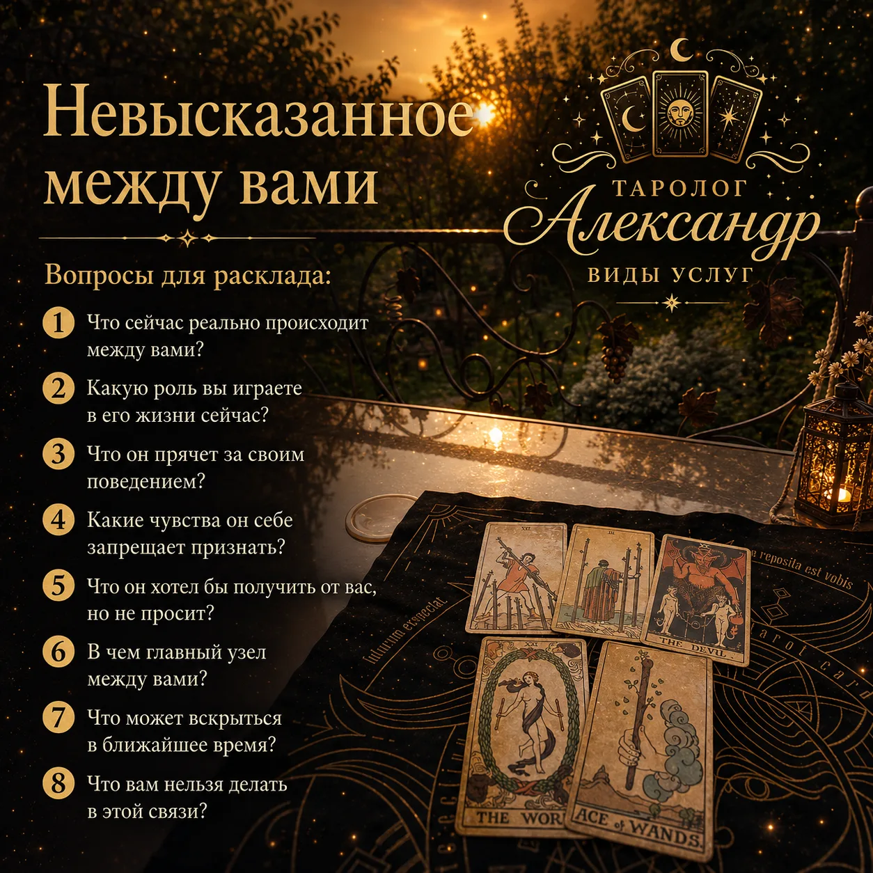 Есть мужчины, которые ничего прямо не обещают.