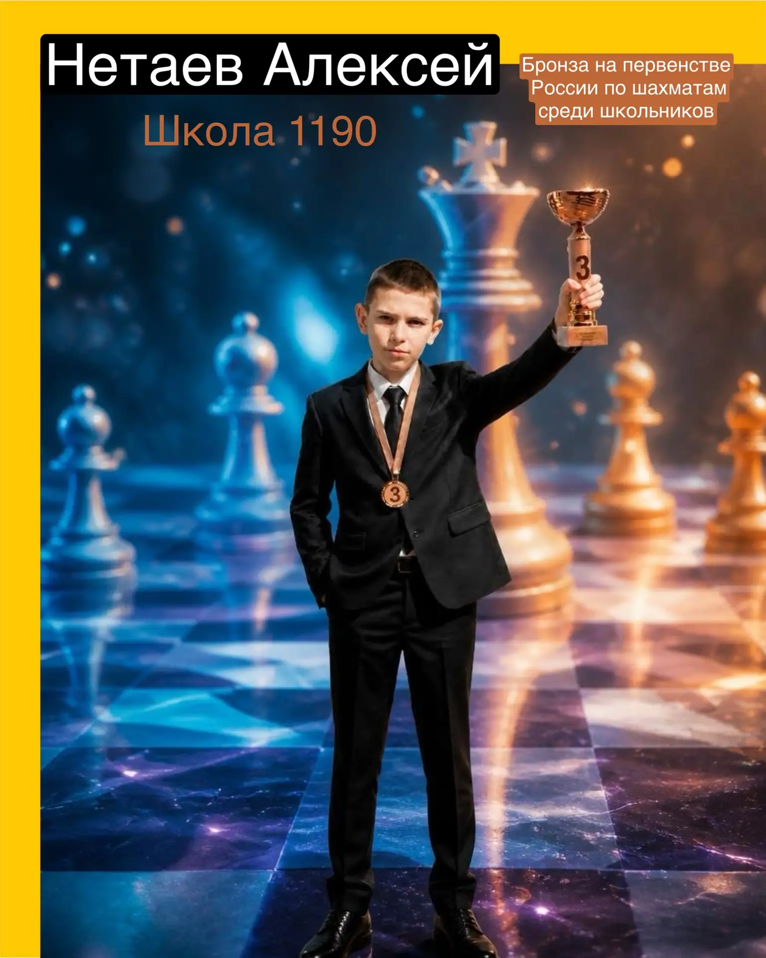 ♟️Алексей Нетаев привез бронзу с первенства России по шахматам!

17 июня 2026 года в живописном парк
