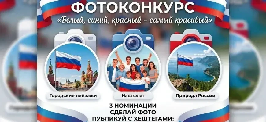 🇷🇺 Вся страна в цветах триколора!