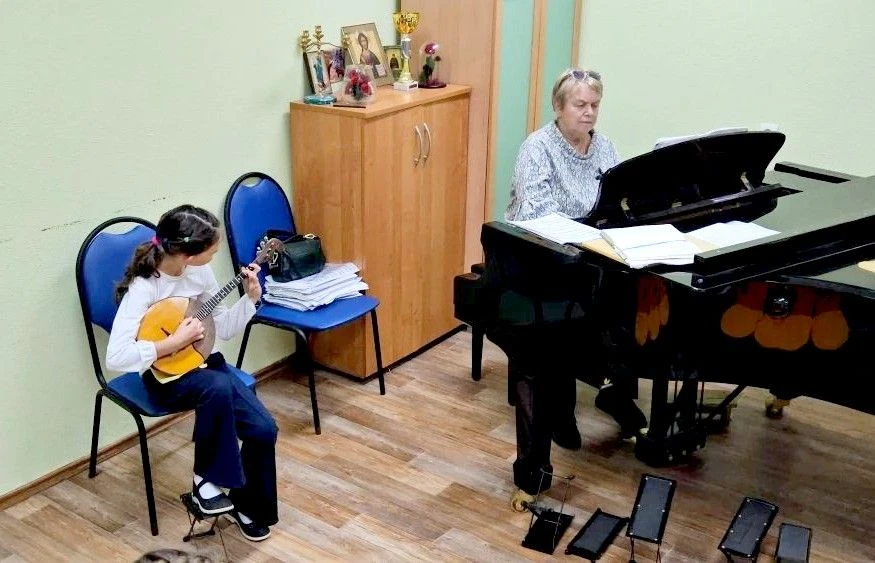 Итоговое родительское собрание и традиционный отчетный концерт класса педагога Славнико...