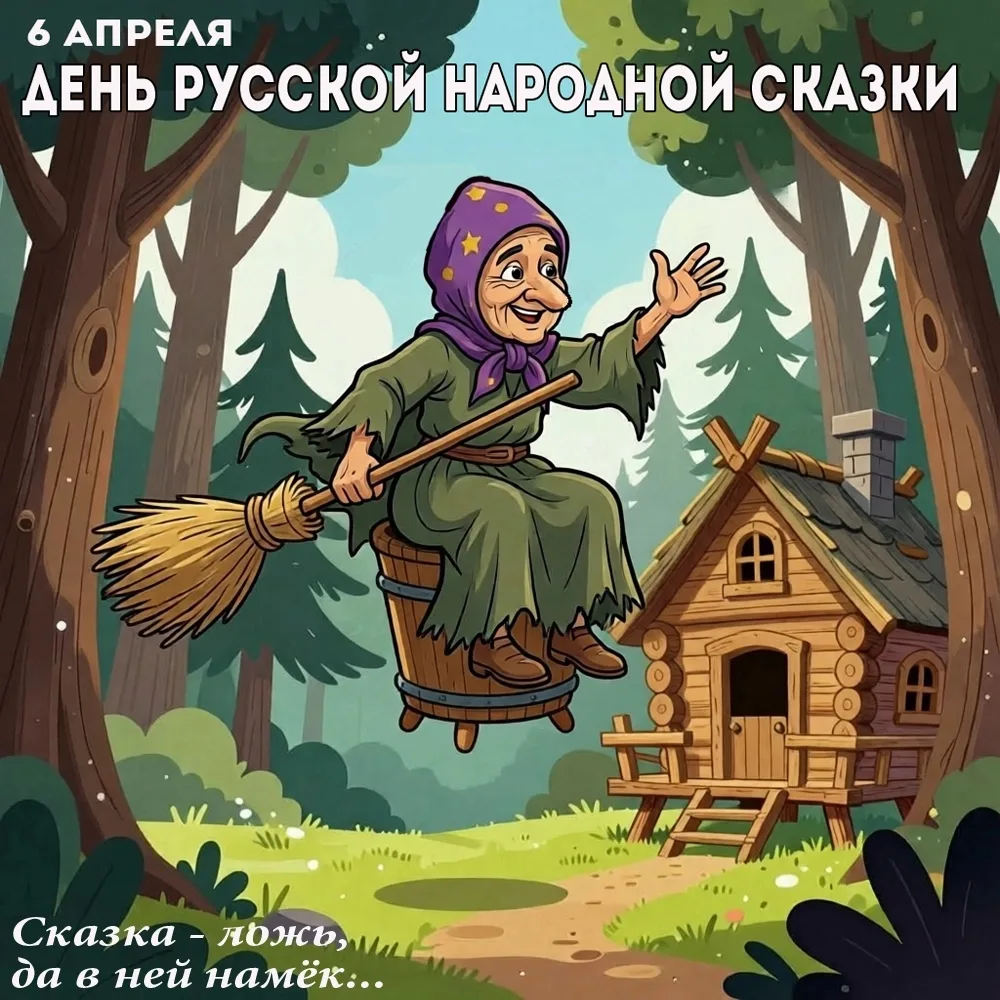💥6 апреля традиционно считается Днем русской народной сказки.📚