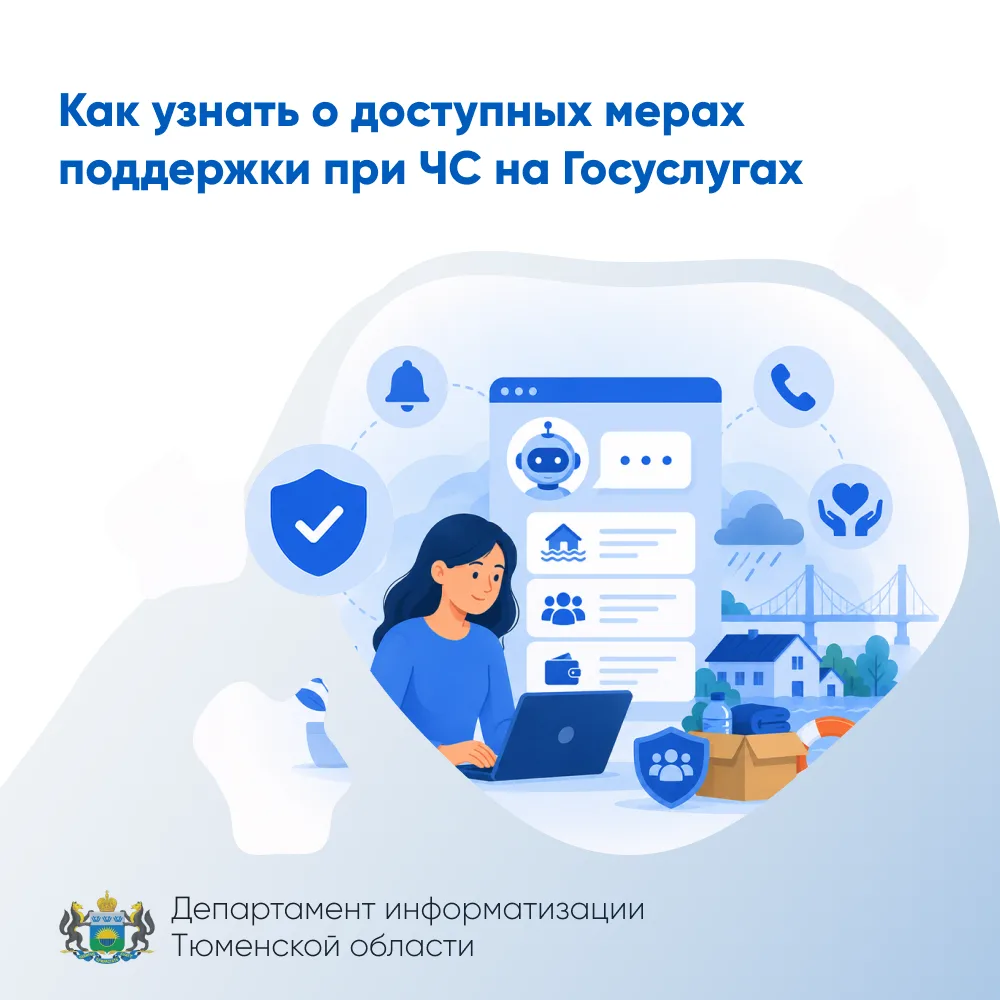 Как узнать о доступных мерах поддержки при ЧС на Госуслугах
