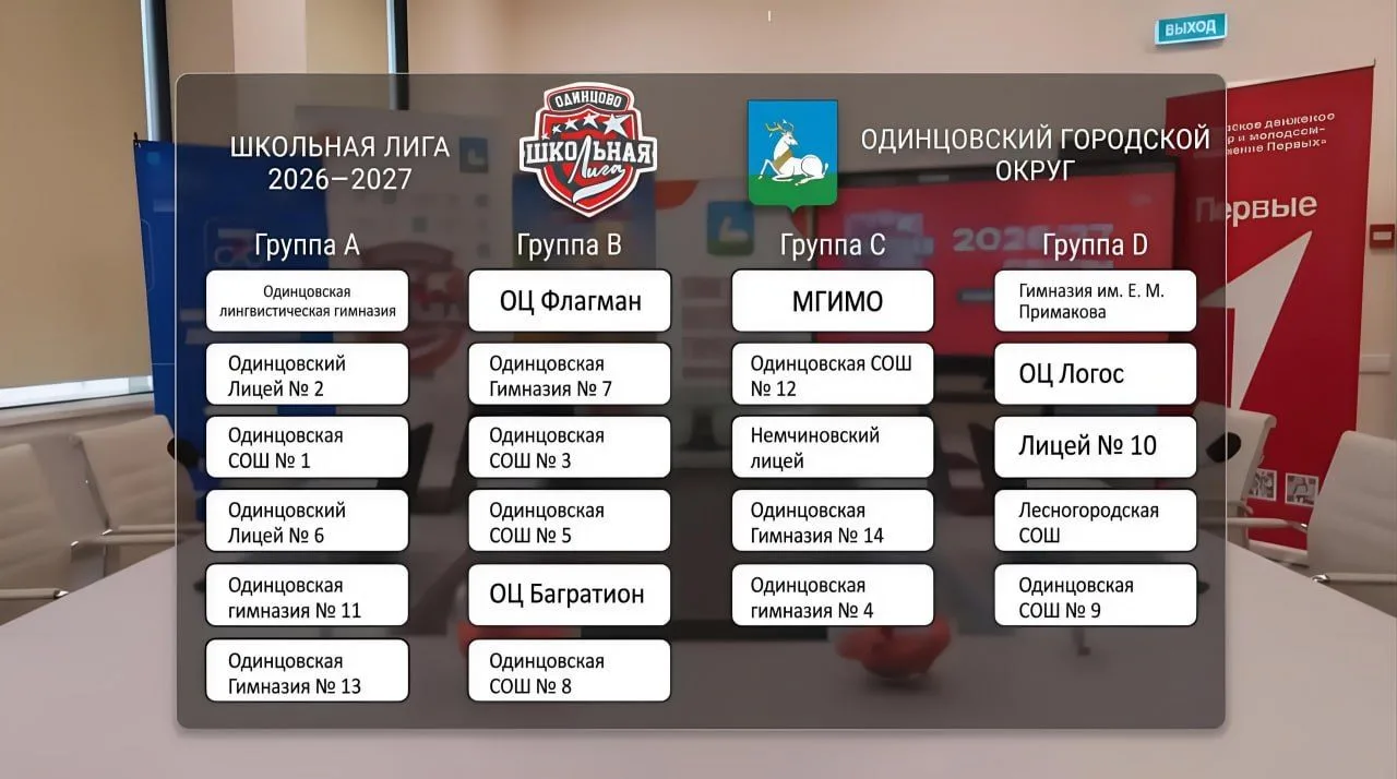 Уже совсем скоро стартует второй сезон Школьной лиги Одинцово!