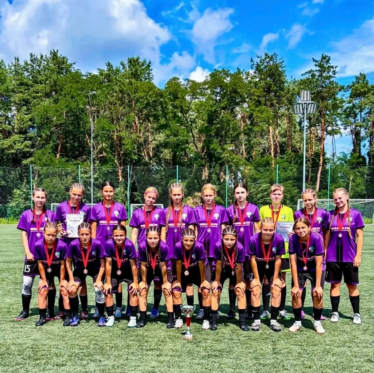 ⚽️ Белгородские футболистки — призёры Первенства России!